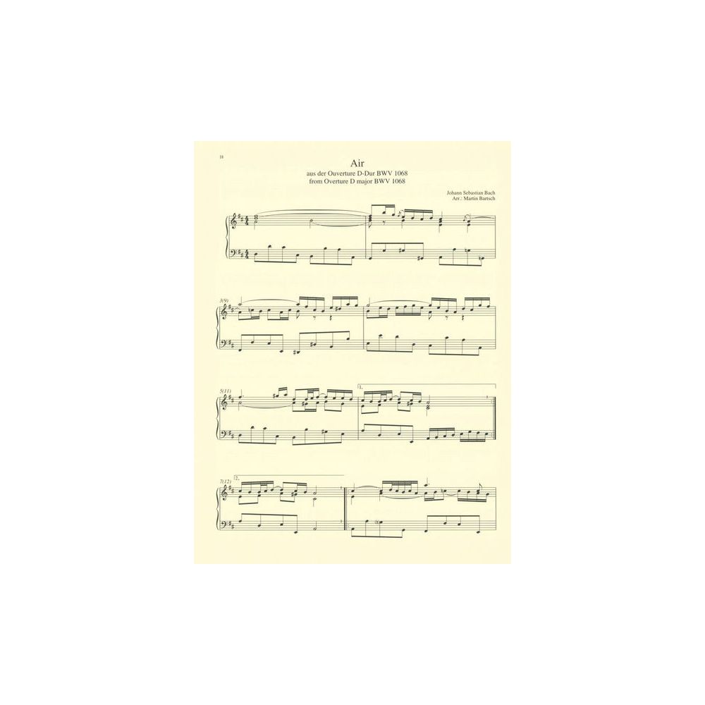 Bärenreiter Orgelmusik zu Trauungen – Thomann Ireland