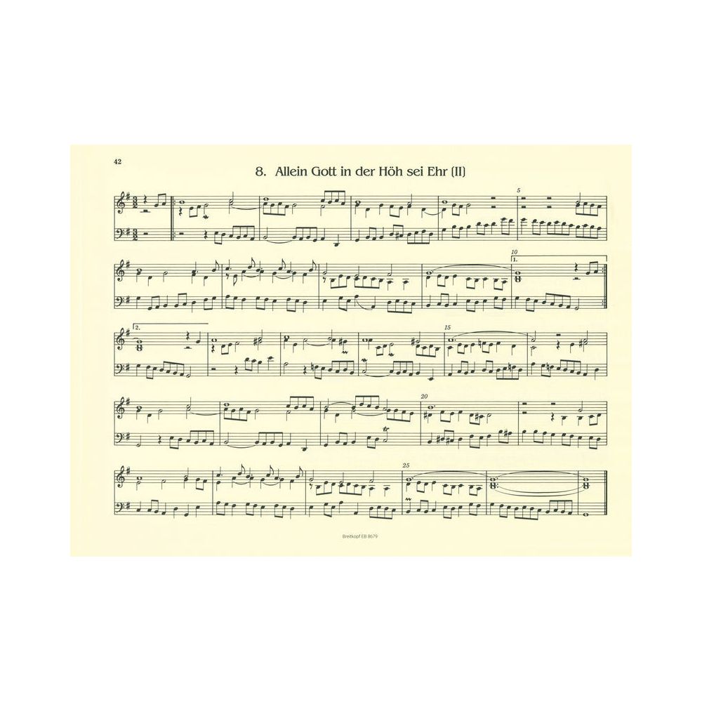 Breitkopf & Härtel Walther Sämtliche Orgelwerke 2 – Thomann Ireland