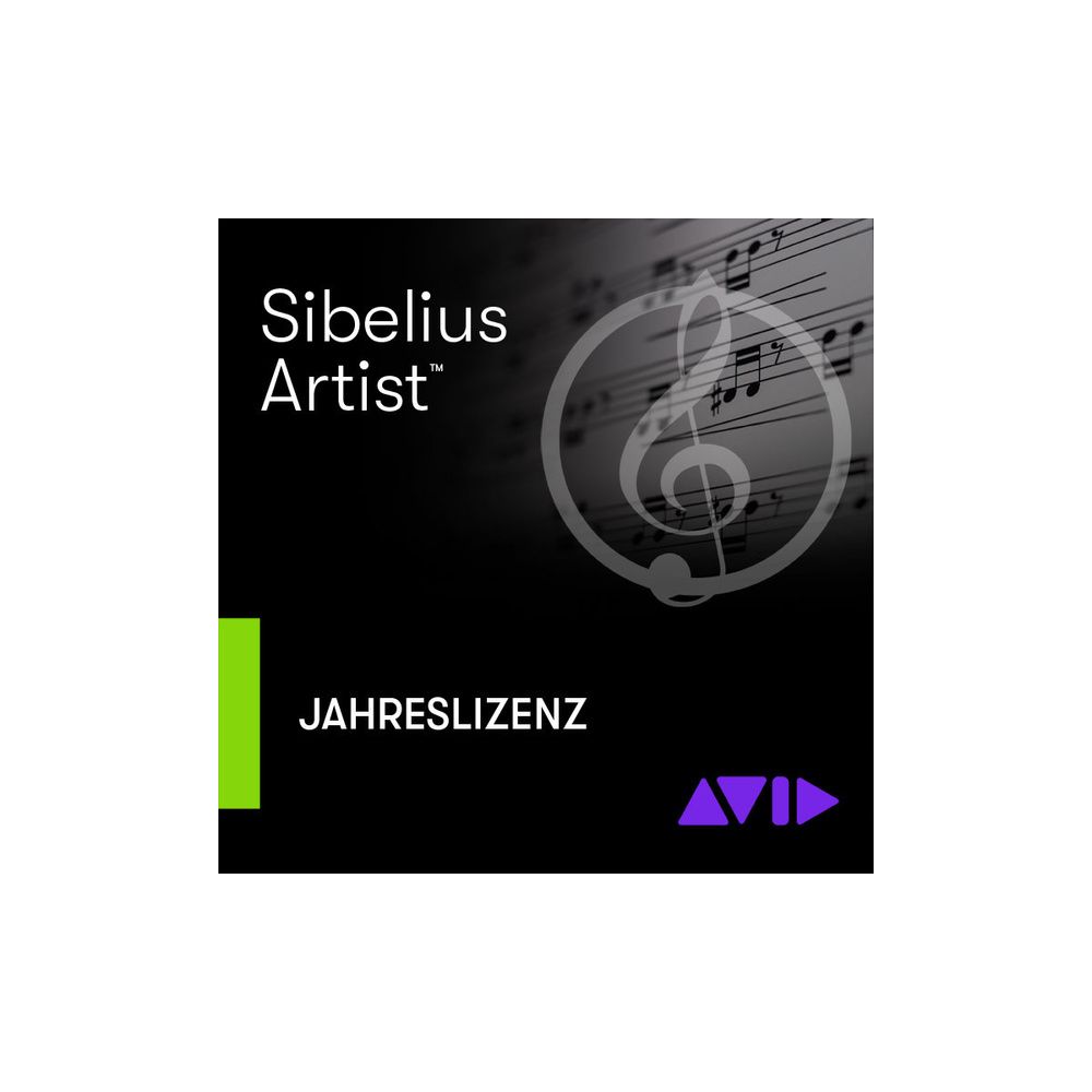 Avid Sibelius Artist Annual Subsc. – Thomann Ireland