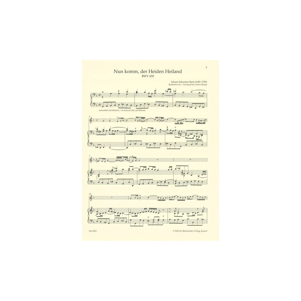 Bärenreiter Organ Plus One Christmas – Thomann Ireland