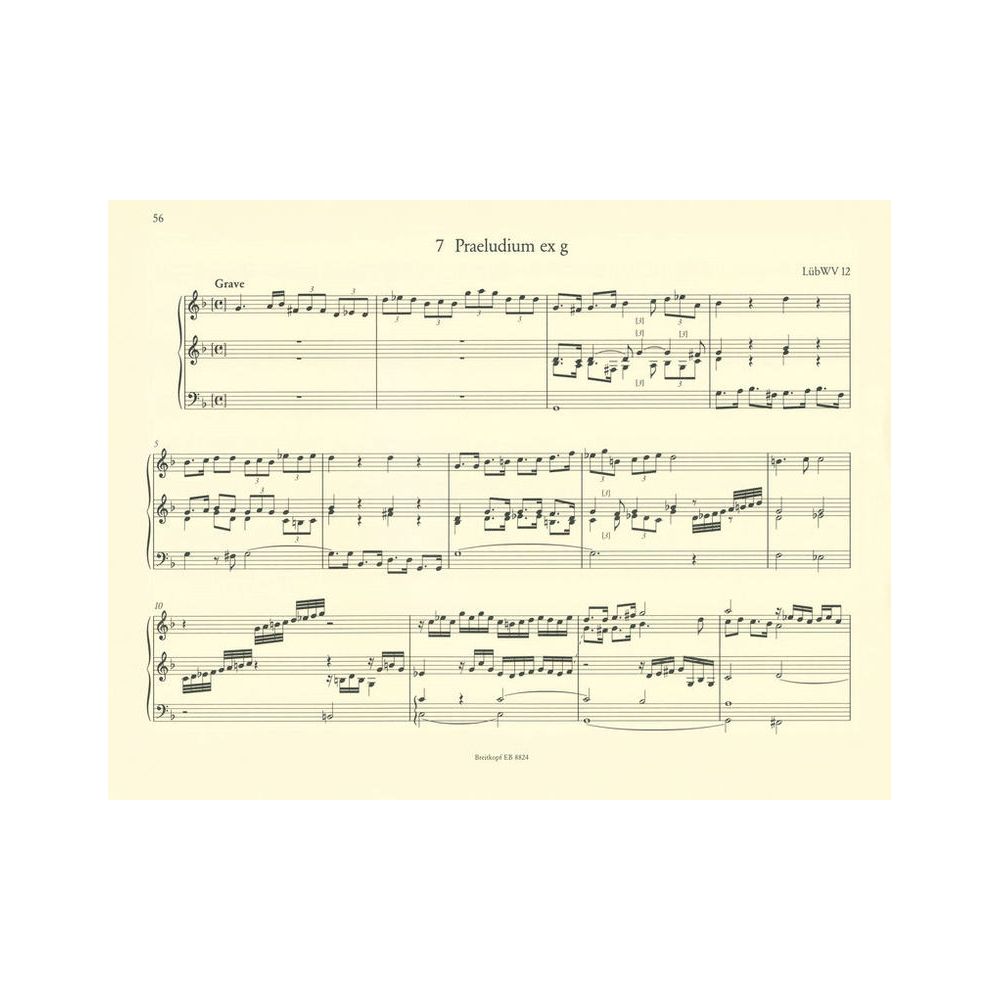 Breitkopf & Härtel Lübeck Sämtliche Orgelwerke – Thomann Ireland