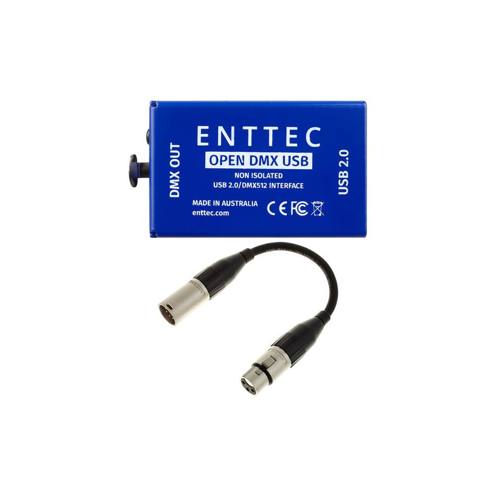 Enttec Open DMX USB Interface Bundle – Thomann Ireland