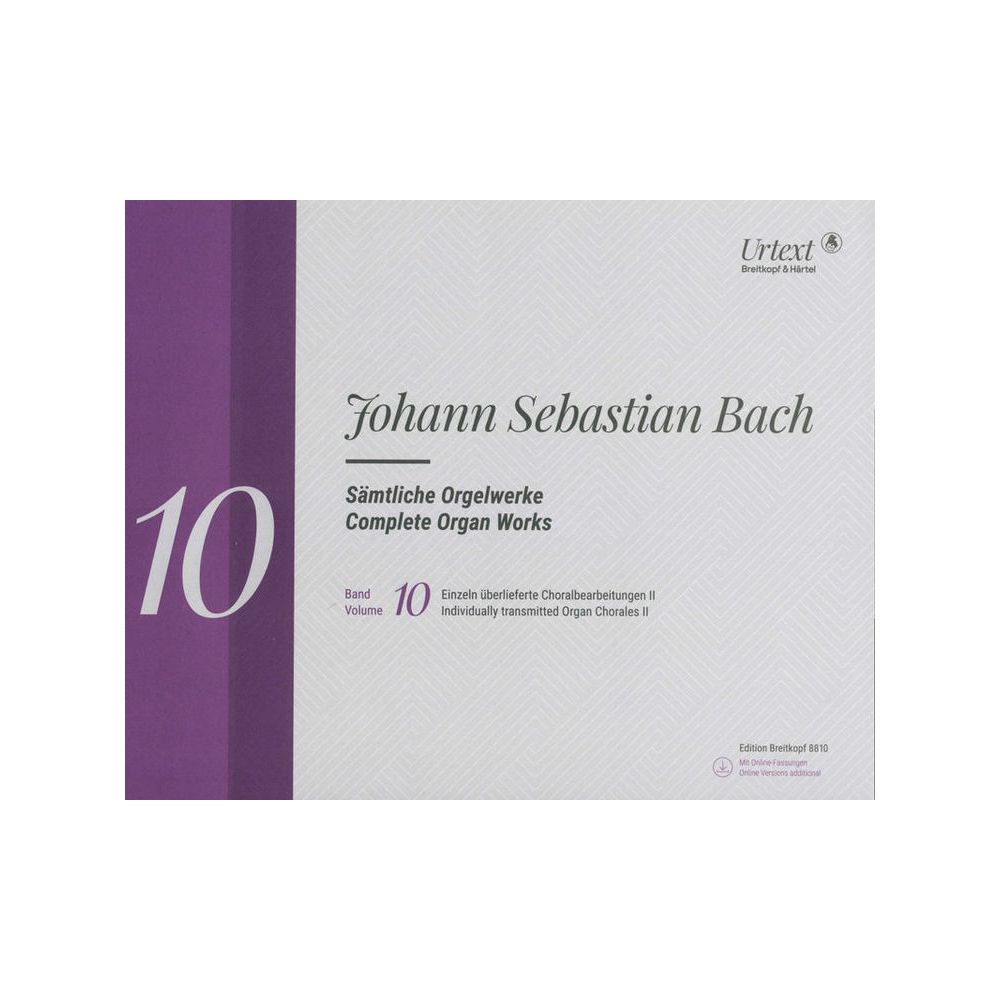 Breitkopf & Härtel Bach Sämtliche Orgelwerke – Thomann Ireland