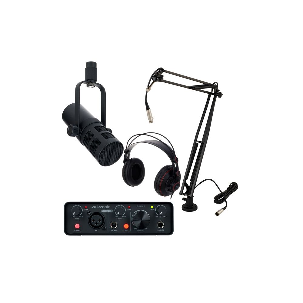 Swissonic Audio 1 Recording Bundle – Thomann Ireland