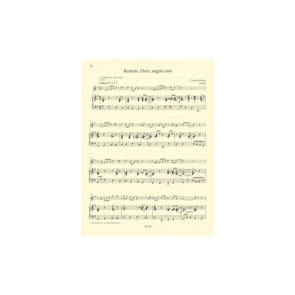 Bärenreiter Organ Plus Gottesdienst – Thomann Ireland