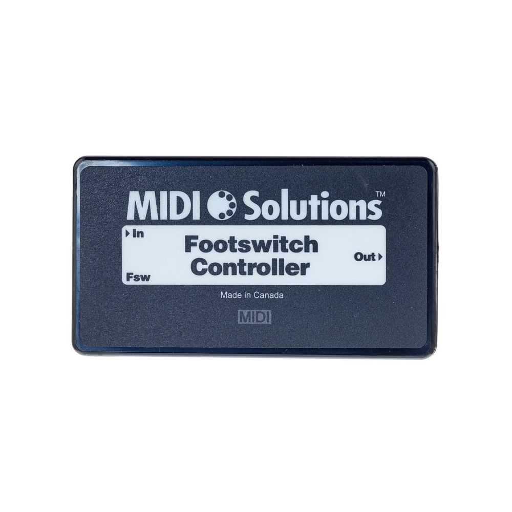 MIDI Solutions Footswitch To MIDI Controller – Thomann Ireland