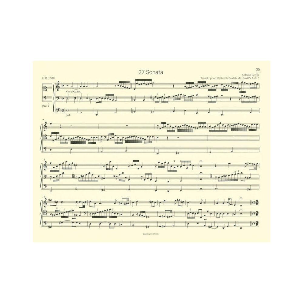 Breitkopf & Härtel Buxtehude Orgelwerke Set 1 – Thomann Ireland