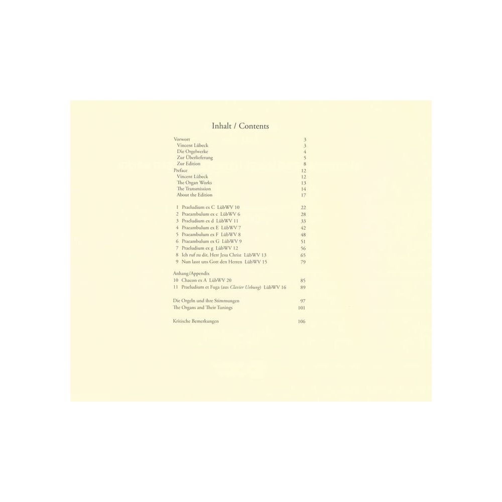 Breitkopf & Härtel Lübeck Sämtliche Orgelwerke – Thomann Ireland