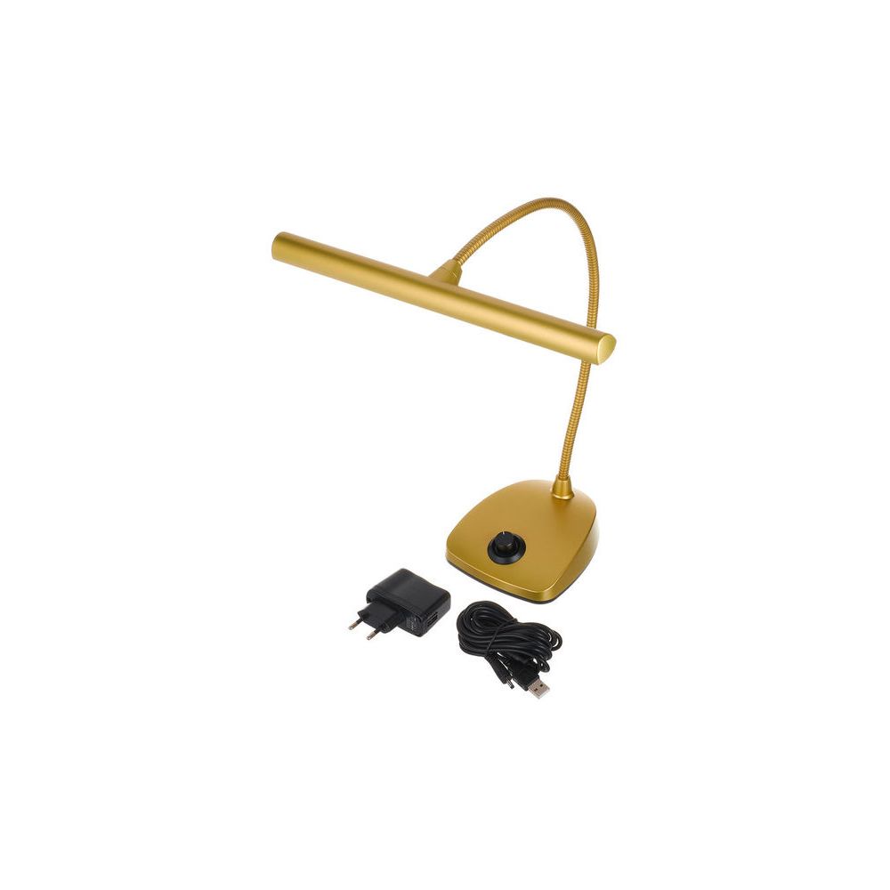 K&M 12298 LED Piano Lamp Gold – Thomann Ireland