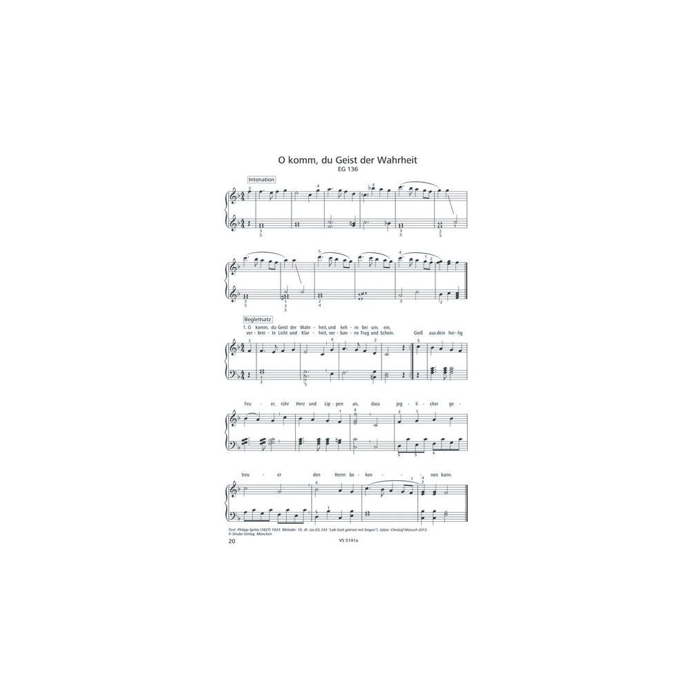 Strube Verlag Klavierbuch Gottesdienst 1 – Thomann Ireland