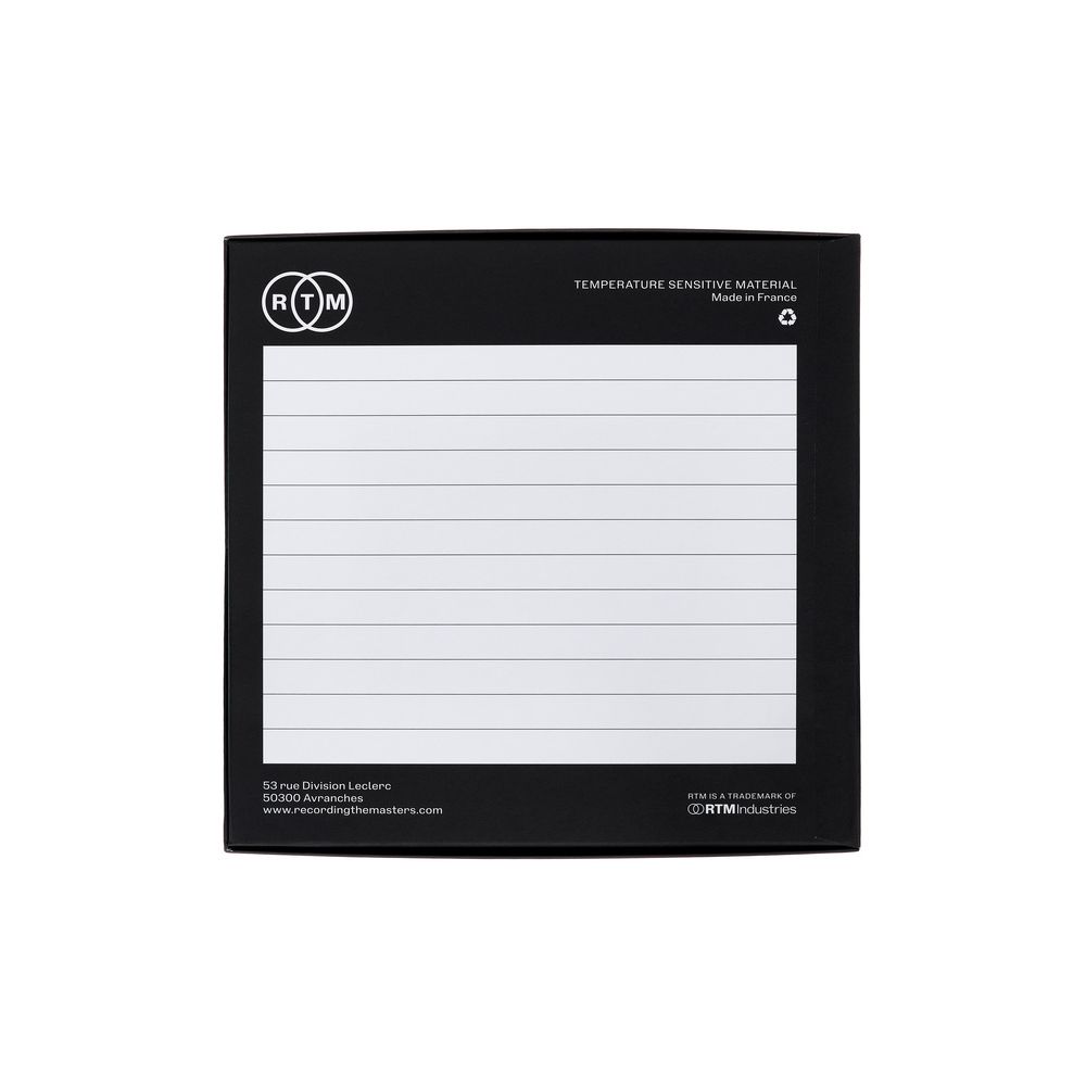 RTM Empty Tape Box 0.25" / 180 mm – Thomann Ireland