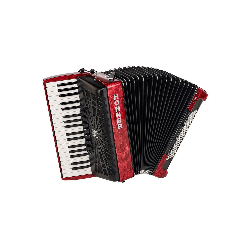 Hohner Bravo III 80 Red silent key – Thomann Ireland