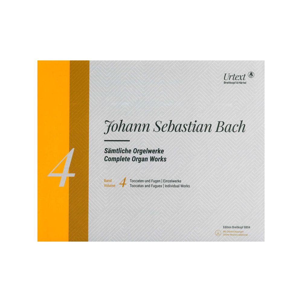 Breitkopf & Härtel Bach Sämtliche Orgelwerke – Thomann Ireland