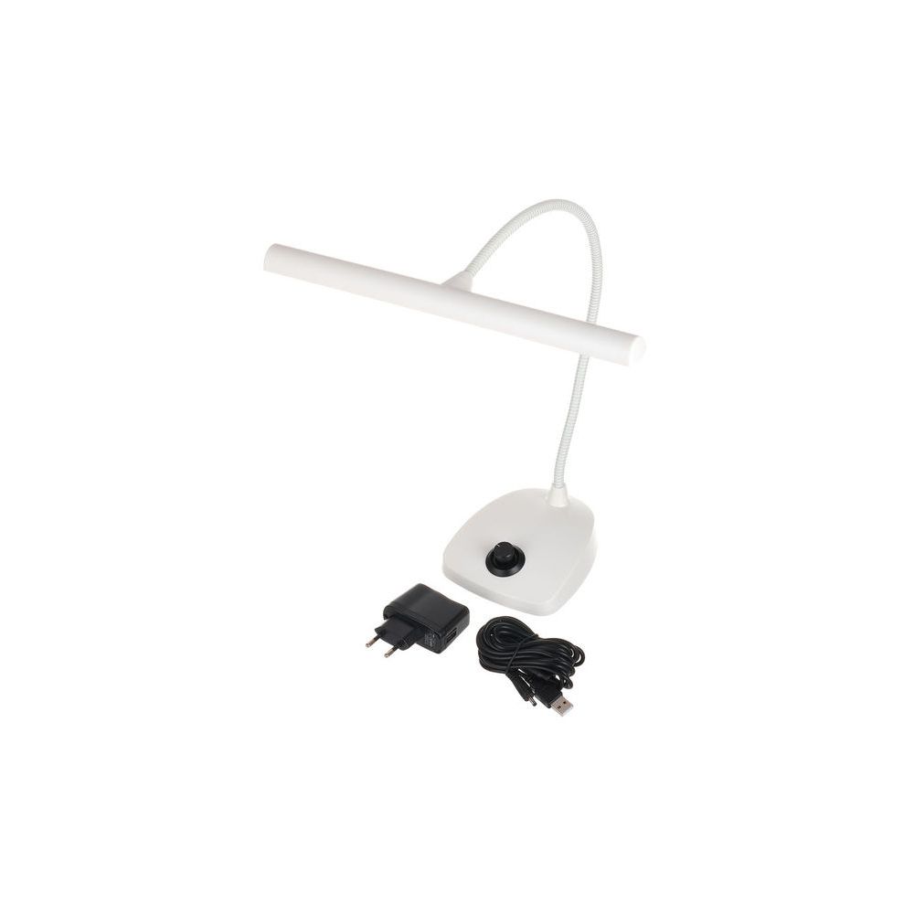 K&M 12298 LED Piano Lamp White – Thomann Ireland