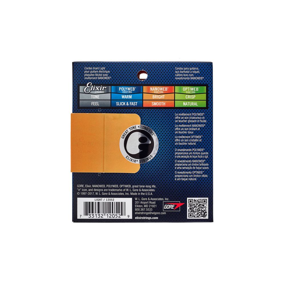 Elixir Nanoweb Light – Thomann Ireland