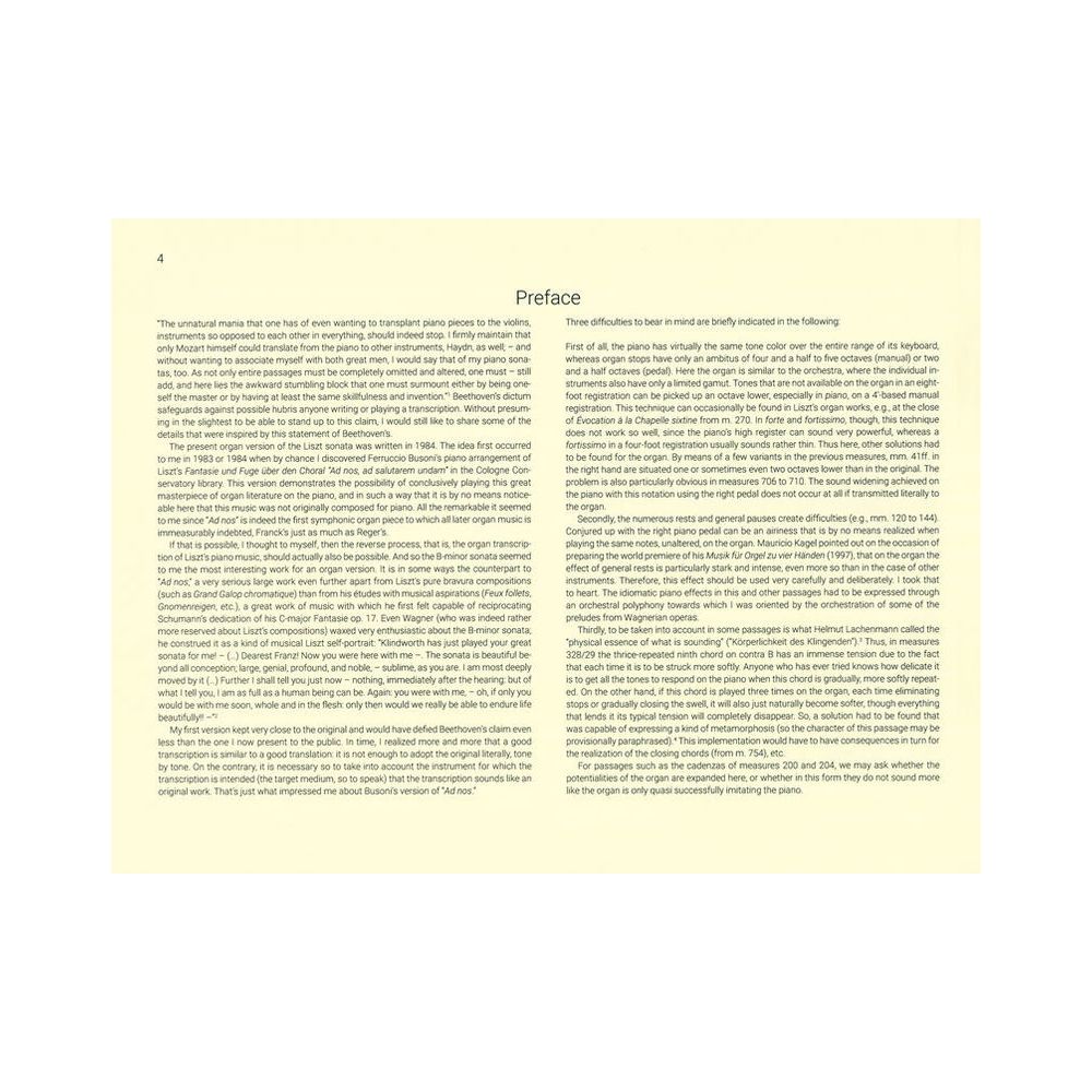 Breitkopf & Härtel Liszt Sonate h