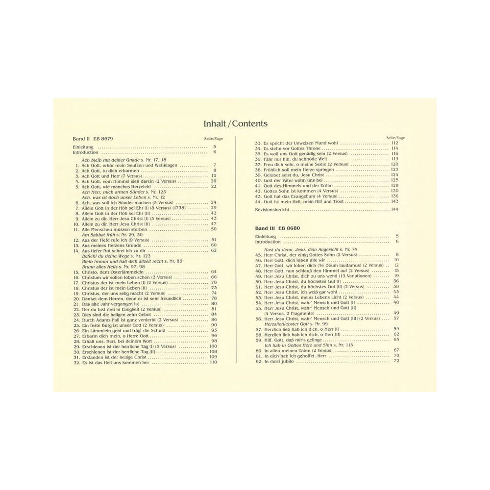 Breitkopf & Härtel Walther Sämtliche Orgelwerke 3 – Thomann Ireland