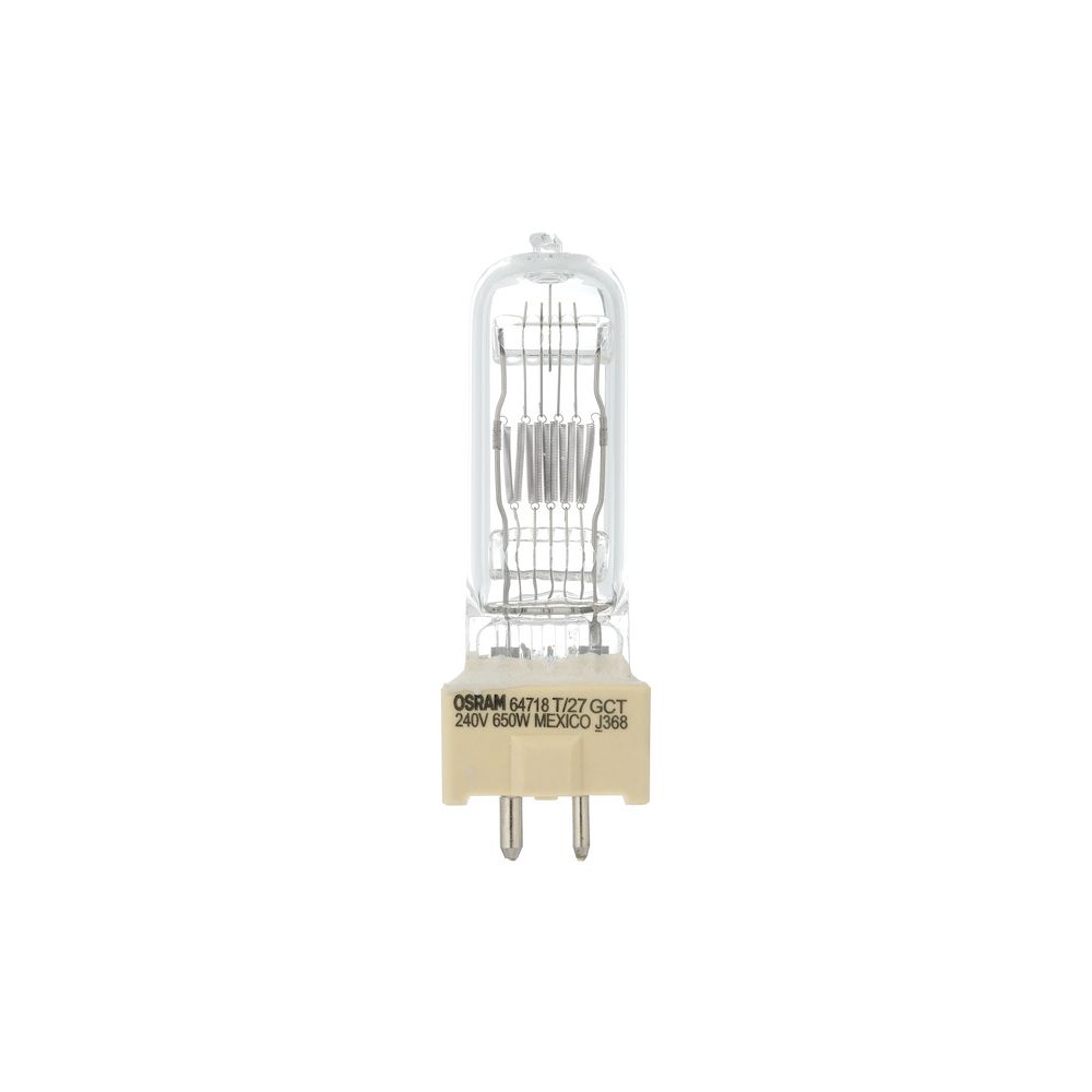 Osram T27 64718 GCT 650W 240V GY9.5 – Thomann Ireland
