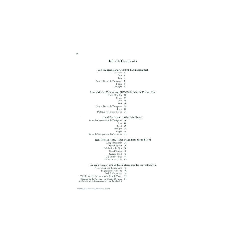 Heinrichshofen Verlag Altfranzösische Orgelmusik – Thomann Ireland