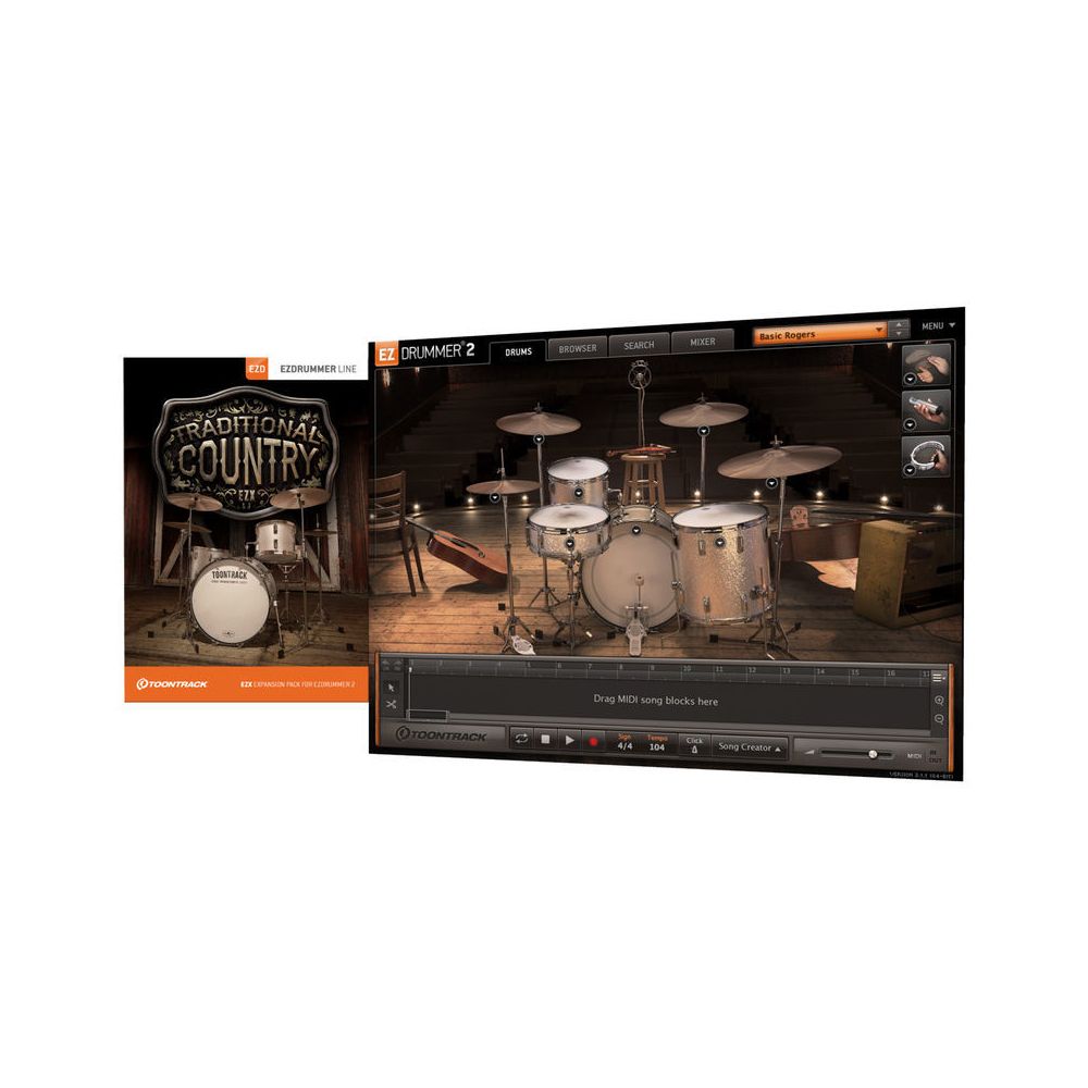 Toontrack EZX Traditional Country – Thomann Ireland