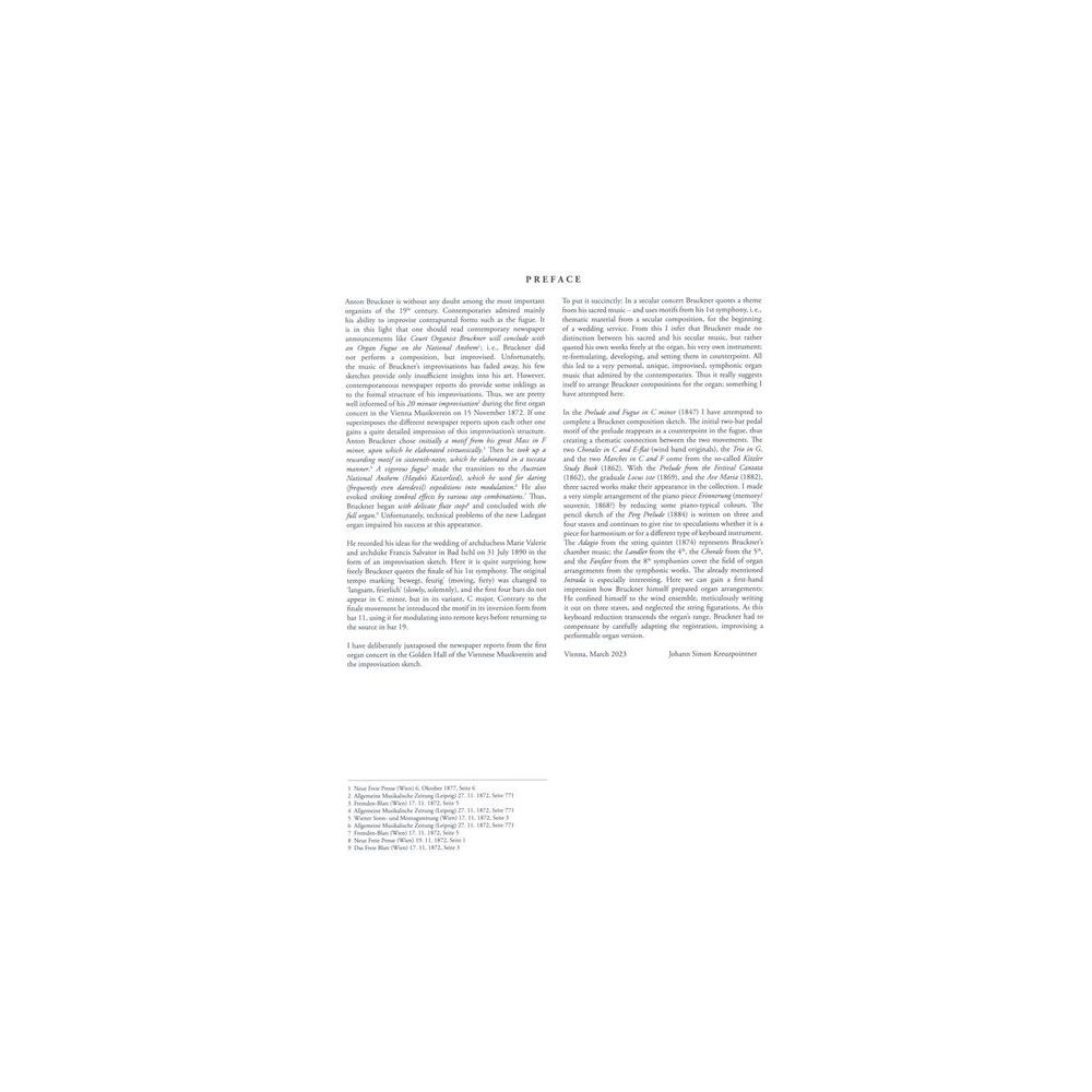 Doblinger Musikverlag Anton Bruckner for Orgel – Thomann Ireland
