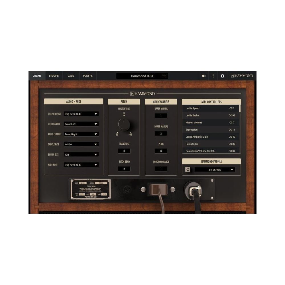 IK Multimedia Hammond B