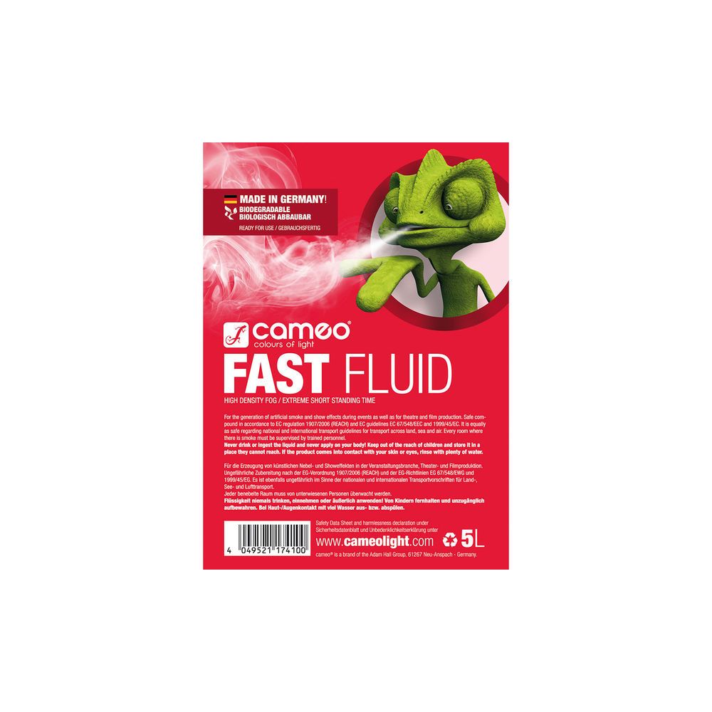 Cameo Fast Fluid 5L – Thomann Ireland