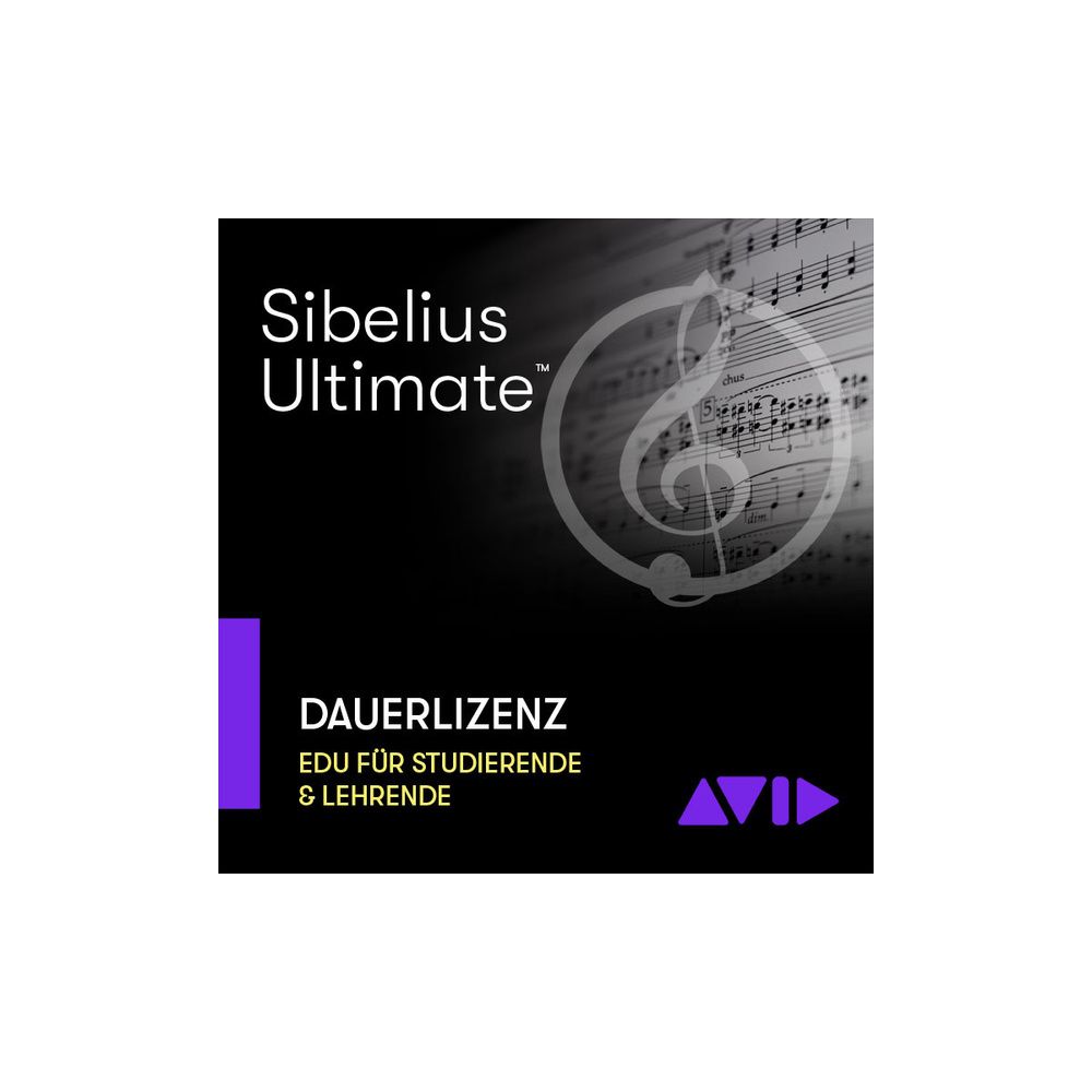 Avid Sibelius Ultimate Perpet. EDU – Thomann Ireland