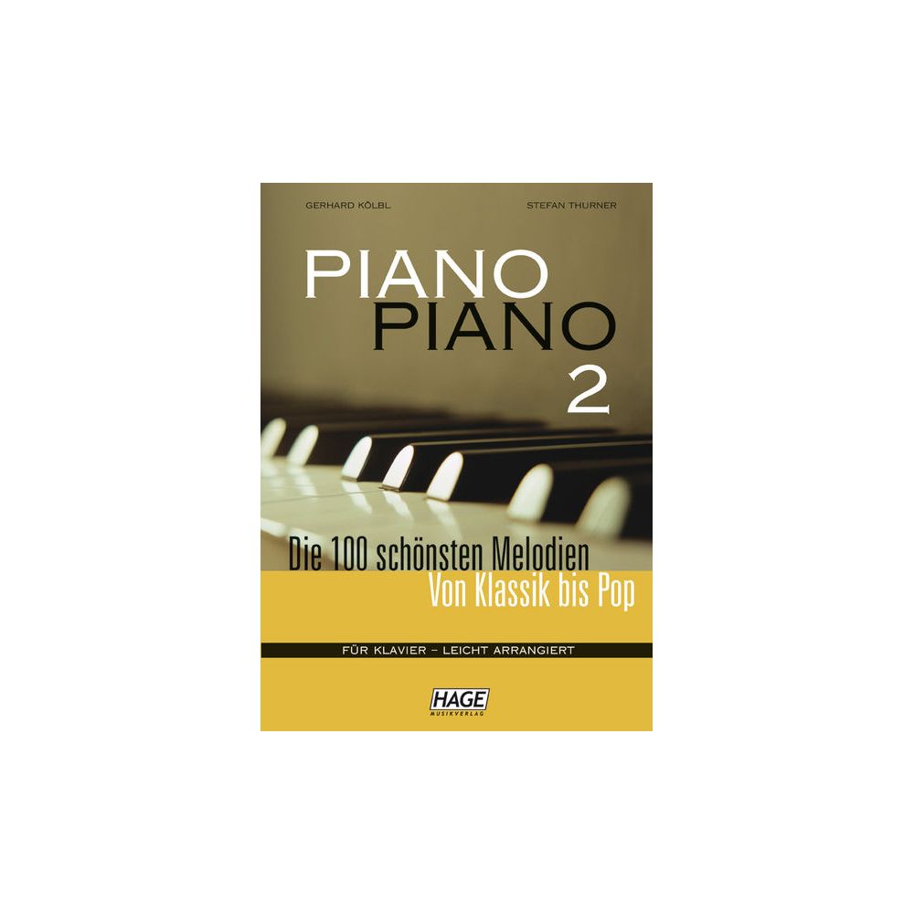 Hage Musikverlag Piano Piano 2 Easy – Thomann Ireland