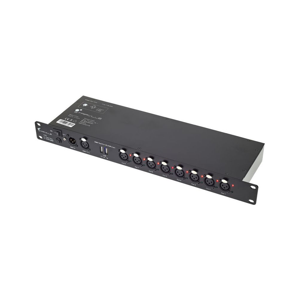 Stairville DMX Splitter 8 USB 3 pin – Thomann Ireland