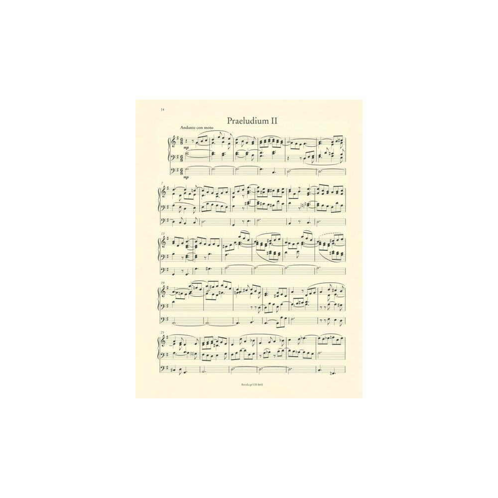 Breitkopf & Härtel Mendelssohn Orgelwerke 1 – Thomann Ireland