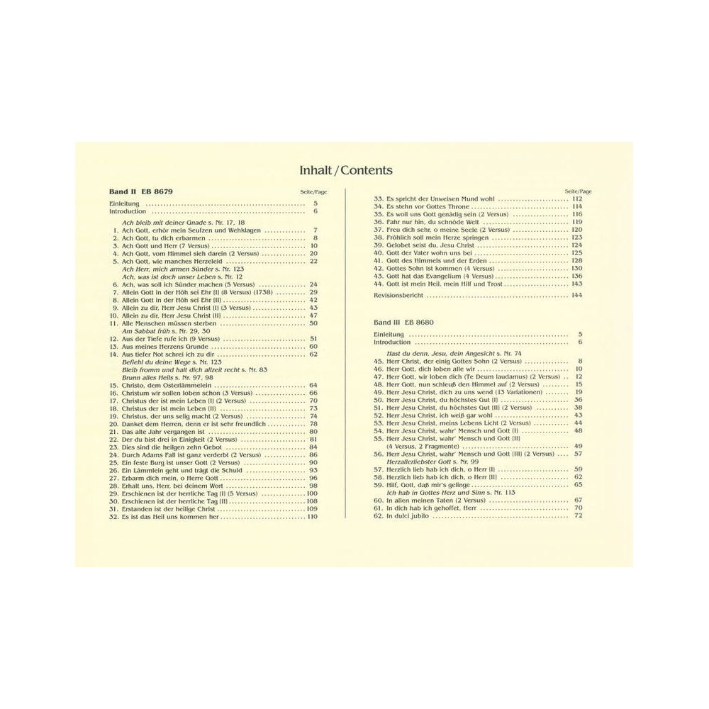 Breitkopf & Härtel Walther Sämtliche Orgelwerke 2 – Thomann Ireland