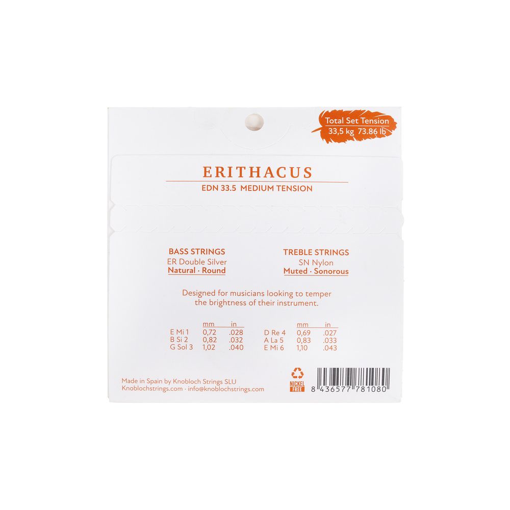 Knobloch Strings Erithacus Line EDN 33,5, MT – Thomann Ireland