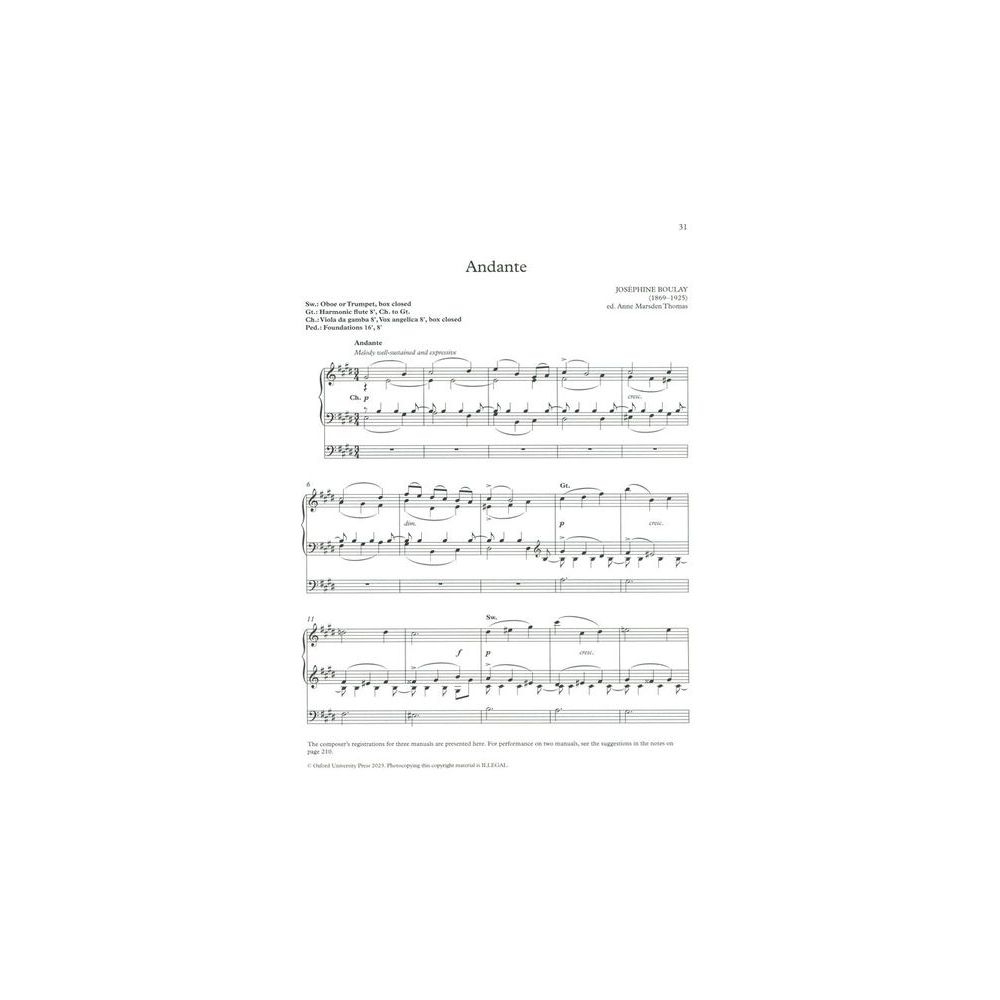 Oxford University Press Organ Music Women – Thomann Ireland