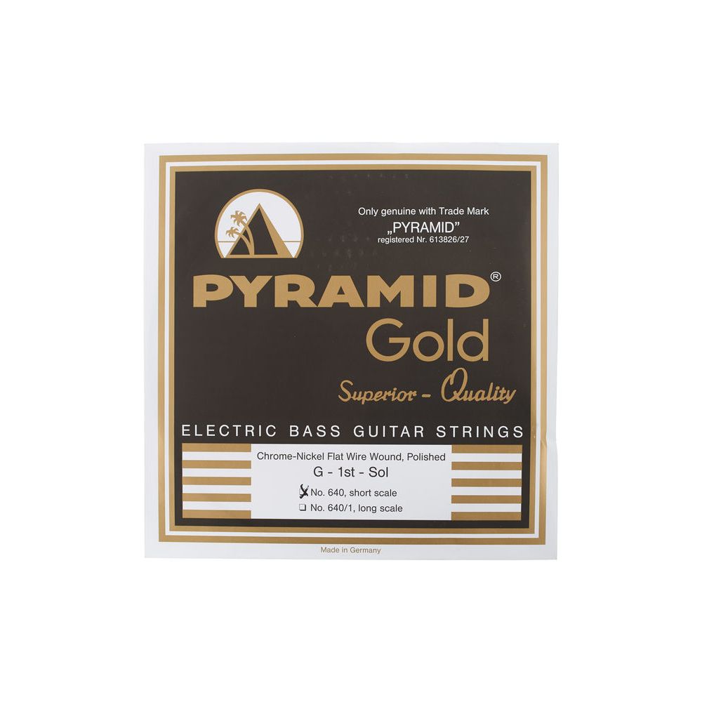 Pyramid Gold Flatwound 040