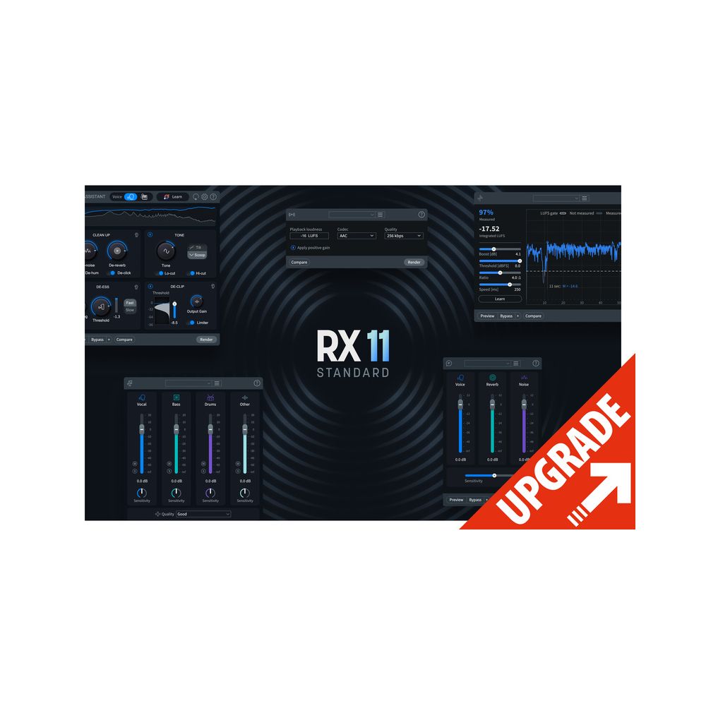 iZotope RX 11 Std UG RX St/Adv / PPS – Thomann Ireland