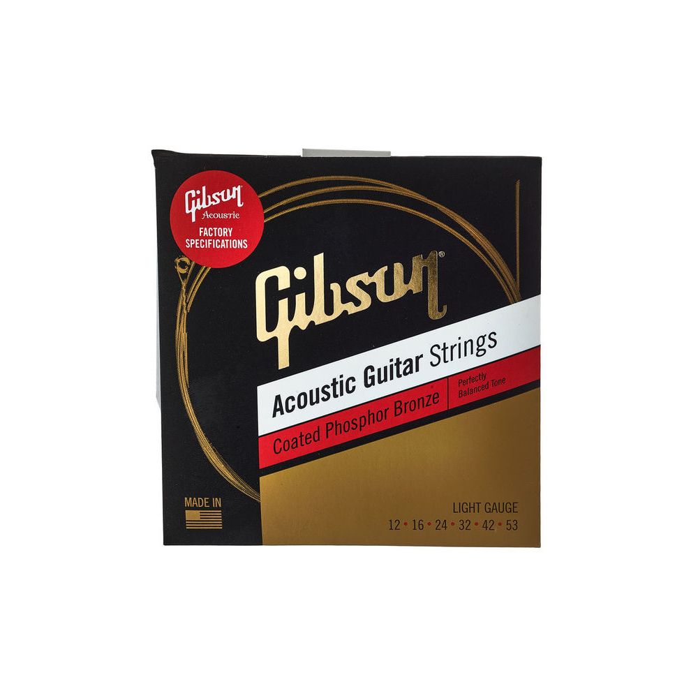 Gibson Coated Phosphor Bronze Light – Thomann Ireland