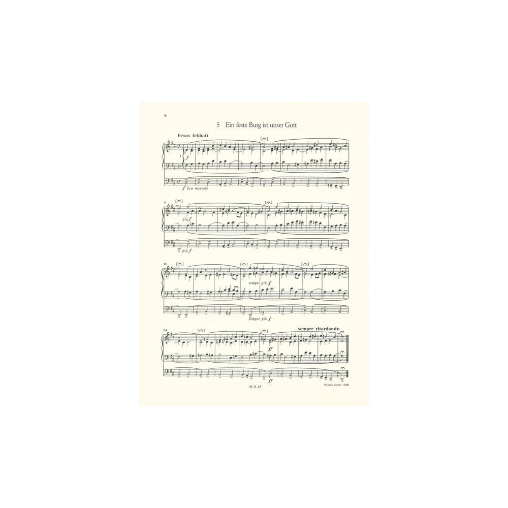 Breitkopf & Härtel Reger Dreißig kleine Choral – Thomann Ireland
