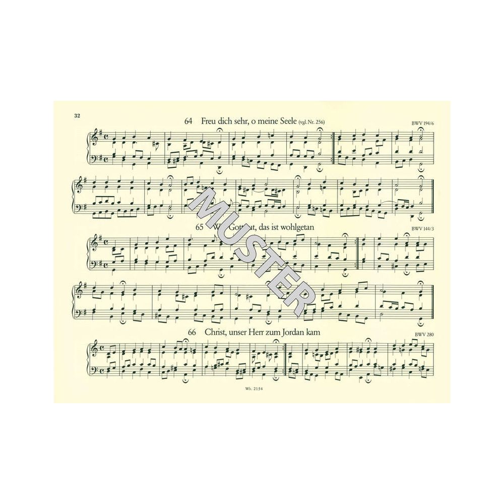 Breitkopf & Härtel Bach 371 vierstimmige Choräle – Thomann Ireland