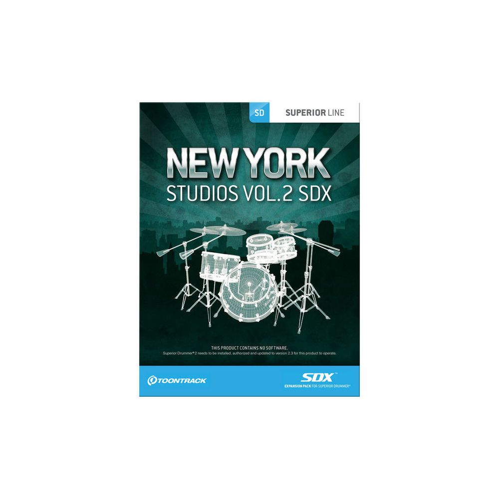 Toontrack SDX New York Studios Vol. 2 – Thomann Ireland
