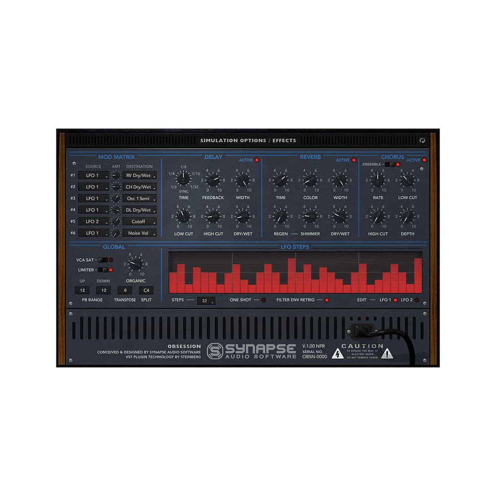 Synapse Audio Obsession – Thomann Ireland