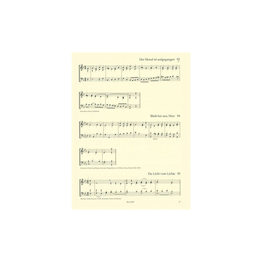 Bärenreiter Intonationen zum Gotteslob – Thomann Ireland