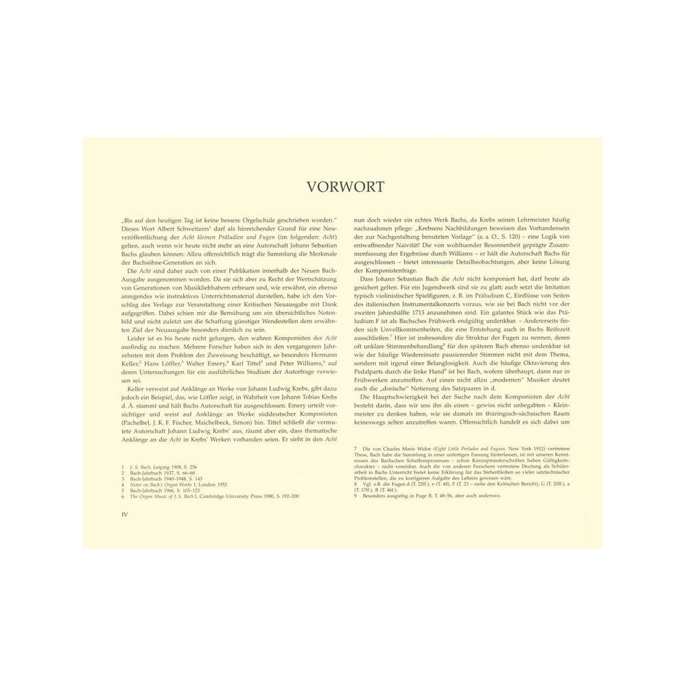 Bärenreiter Bach Acht Präludien und Fugen – Thomann Ireland