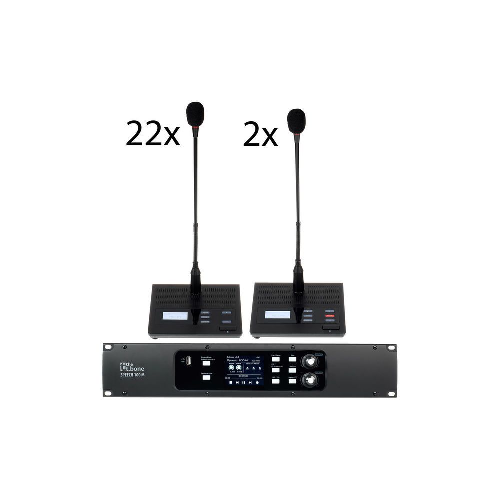 the t.bone Speech 100 M 22+2 Bundle – Thomann Ireland