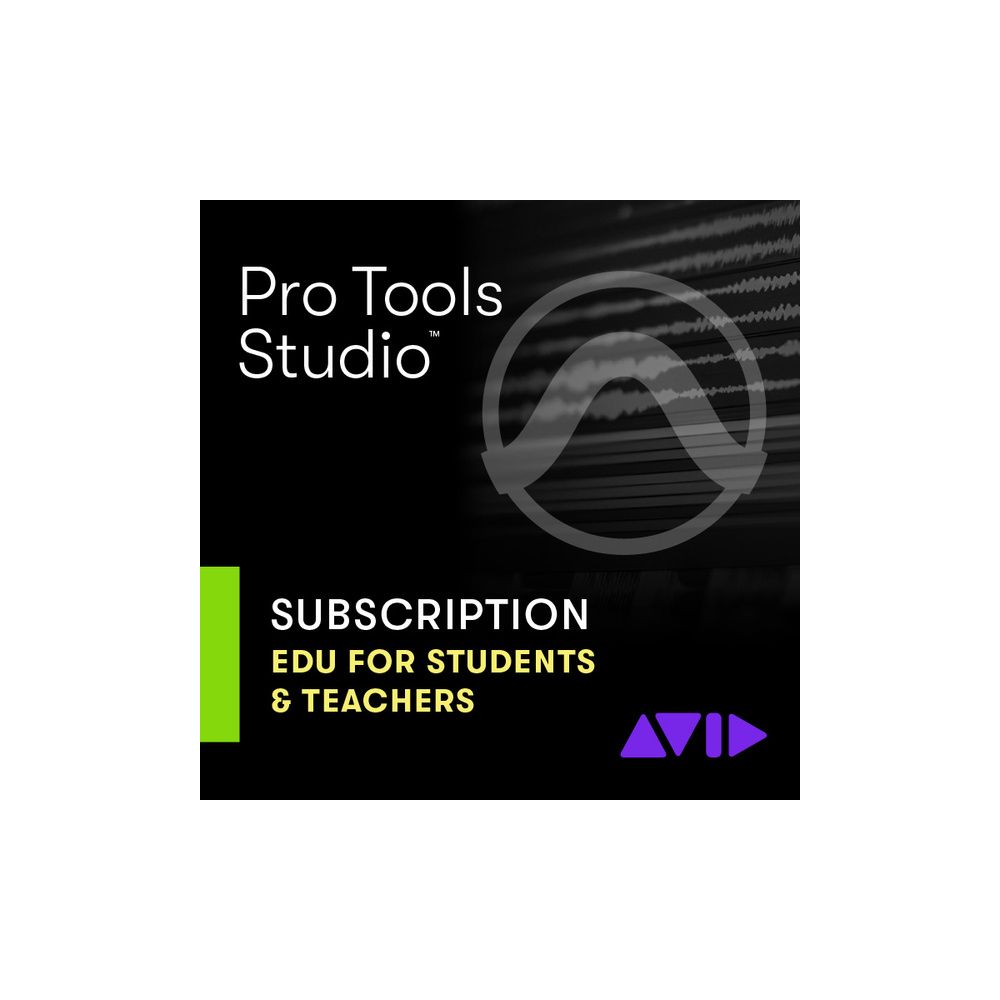 Avid Pro Tools Studio Subs. EDU S/T – Thomann Ireland