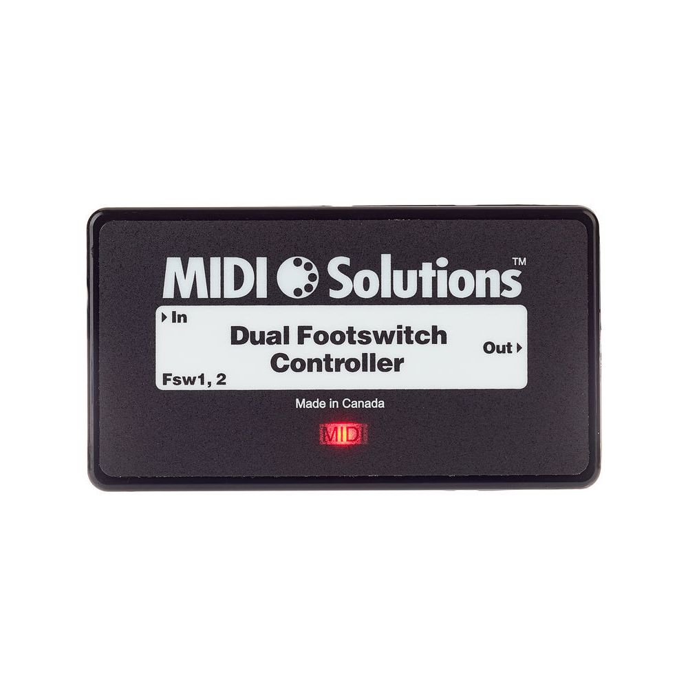 MIDI Solutions Dual Footswitch Controller – Thomann Ireland