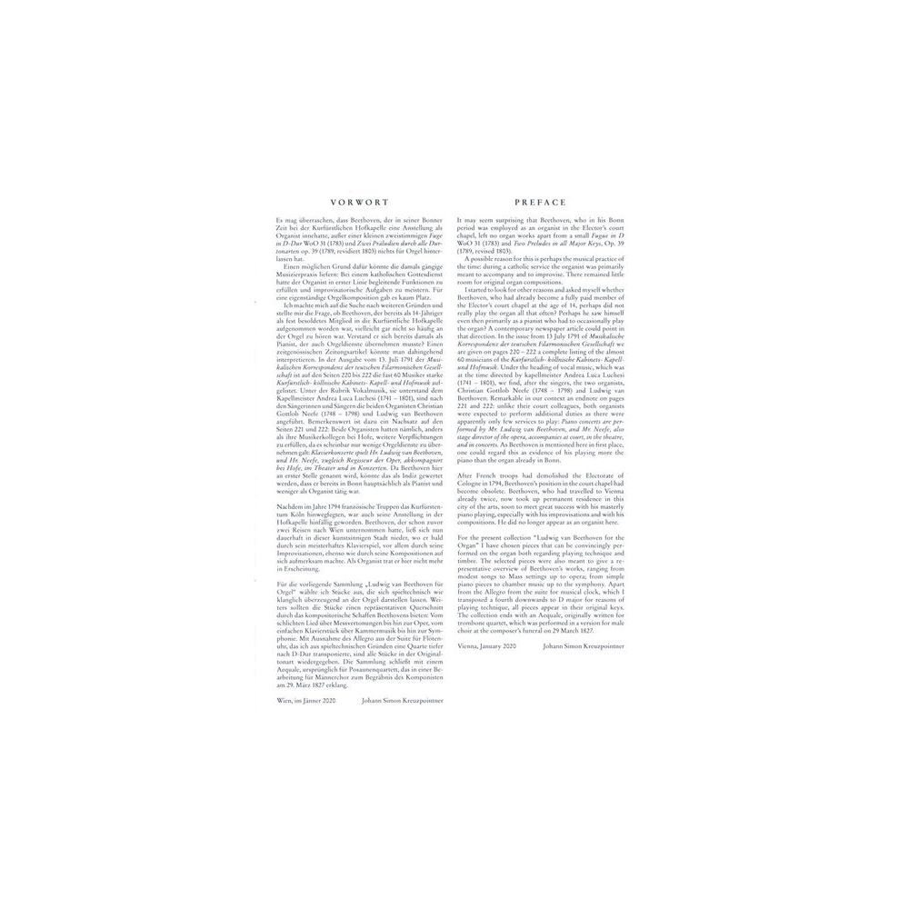 Doblinger Musikverlag Ludwig van Beethoven for Orgel – Thomann Ireland