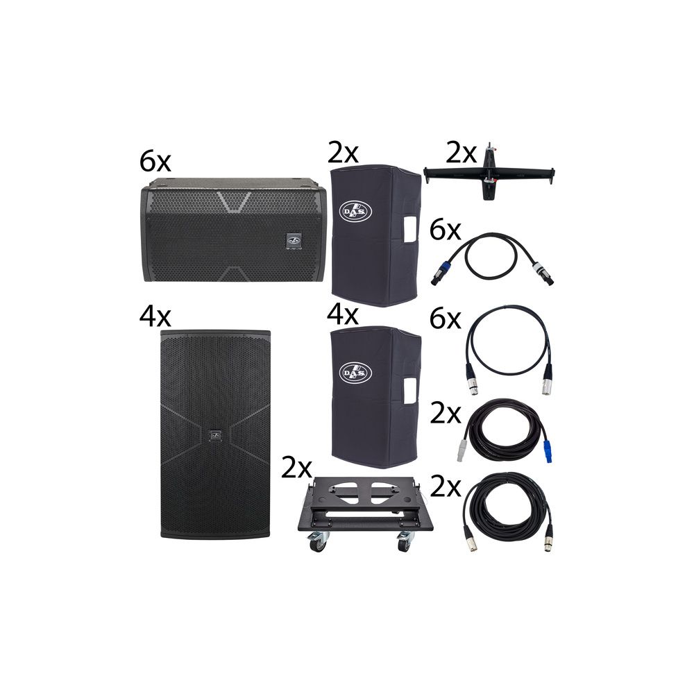 DAS Audio Vantec 6x20A/4x218A Bundle – Thomann Ireland