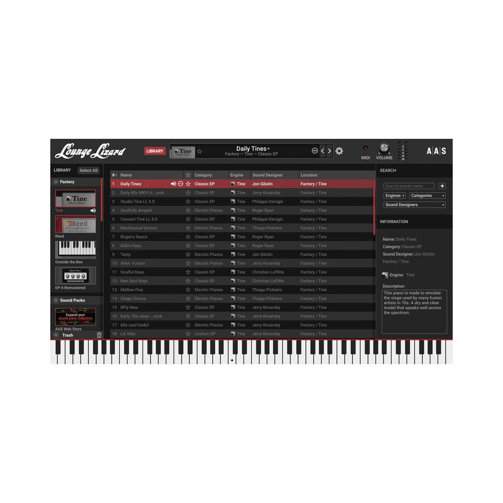 AAS Lounge Lizard EP