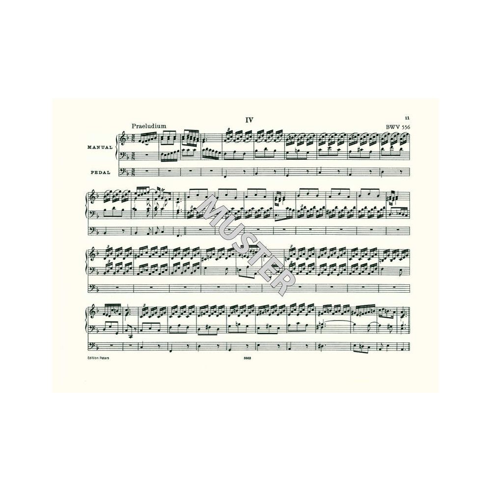 Edition Peters Bach Acht Präludien und Fugen – Thomann Ireland